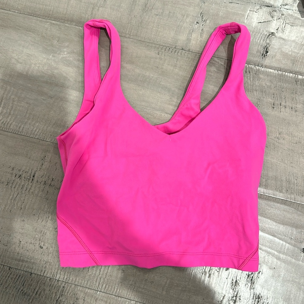 Pink Lululemon Tank Top